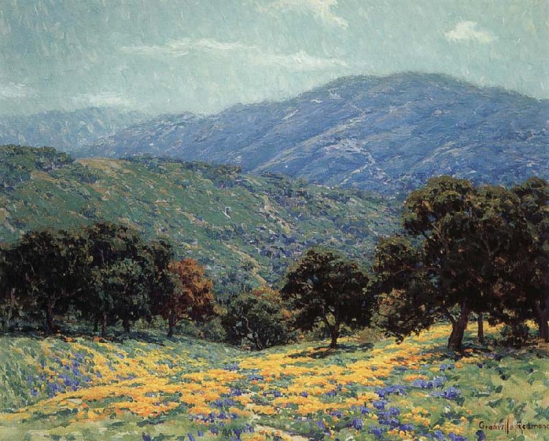 Granville Redmond Flowers Under the Oaks Spain oil painting art